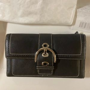 NWT Coach Trifold Wallet